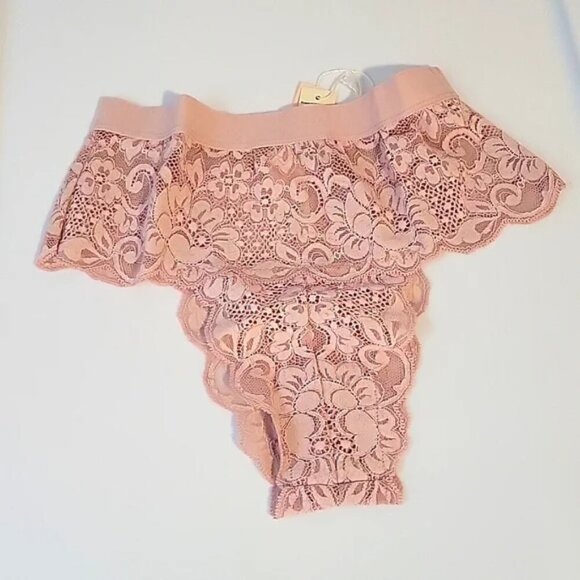 Free People-We Are HAH Spin Me Panty in Brown Sugar Size XS NWT - Picture 5 of 5